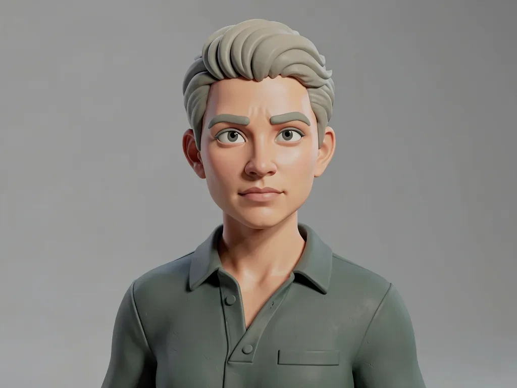 3D & Clay Render style created with free image to image AI